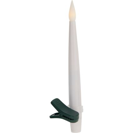 Súprava 10x stmievateľných vianočných dekorácií LED/1xAAA 15 cm teplá biela sviečka + DO