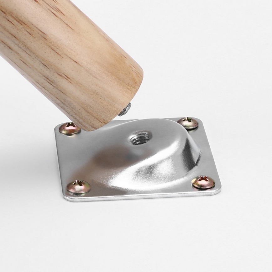 Súprava 2 ks odkladacích stolíkov SERA, biela/hnedá