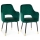 SÚPRAVA 2x Jedálenská stolička SENKO zelená
