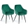 SÚPRAVA 2x Jedálenská stolička zelená