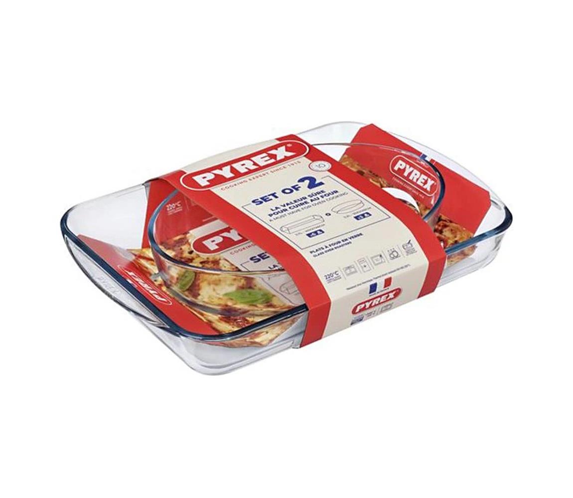 UTC Súprava 2× pekáčov PYREX 3,7/2,2 l 913S604/8044