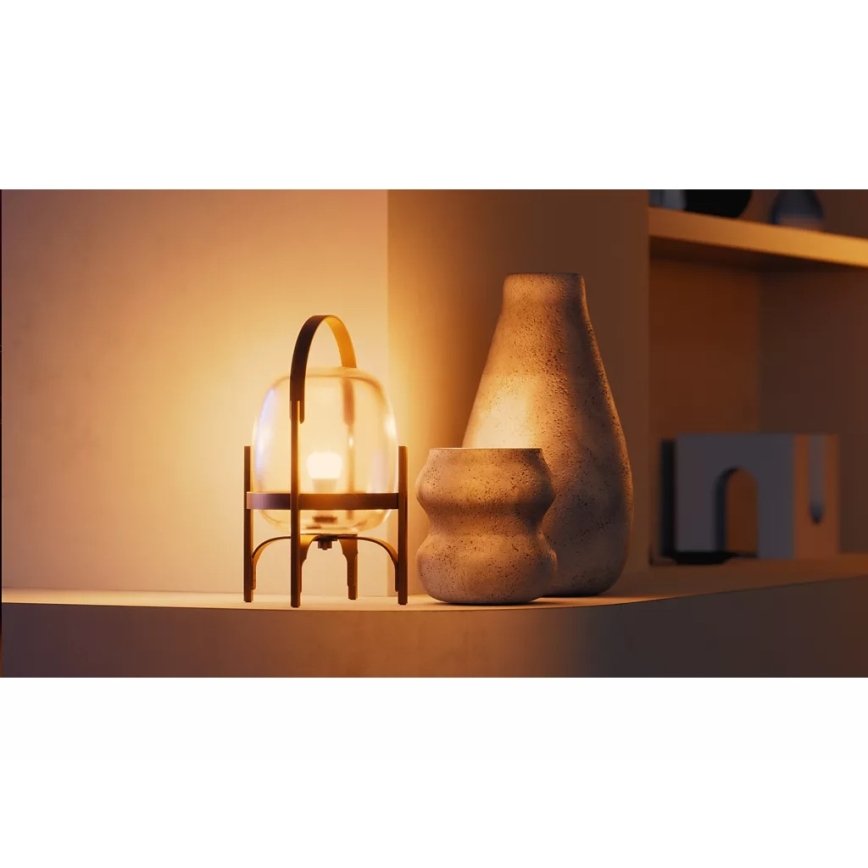 Súprava 4x stmievateľných LED žiaroviek Philips Hue WHITE E27/7W/230V 2700K