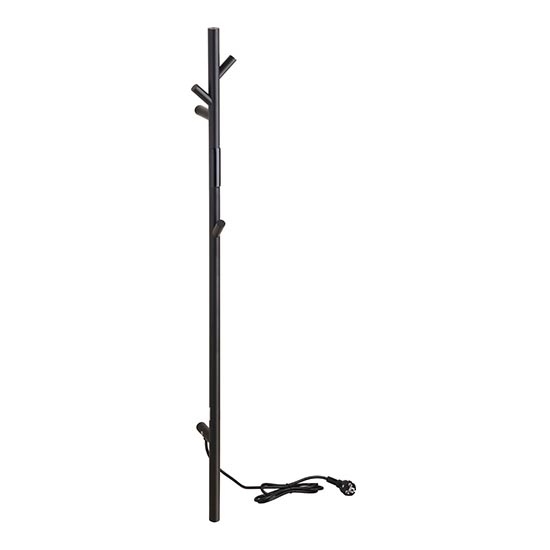Sušiak na uteráky 10,3x118 cm nerez/čierna