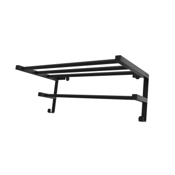 Sušiak na uteráky na kúpeľňový radiátor HF SHEFFIELD 52x28,4 cm čierny