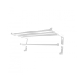 Sušiak na uteráky pre kúpeľňový radiátor HF SHEFFIELD 52x25,6 cm, biely