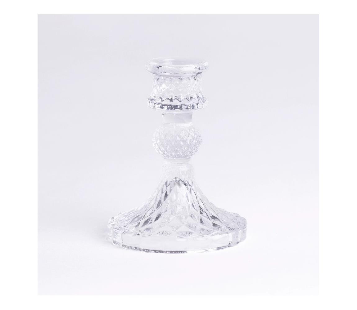 Estilo Home Svietnik 10,5 cm priehľadný 5905623251080