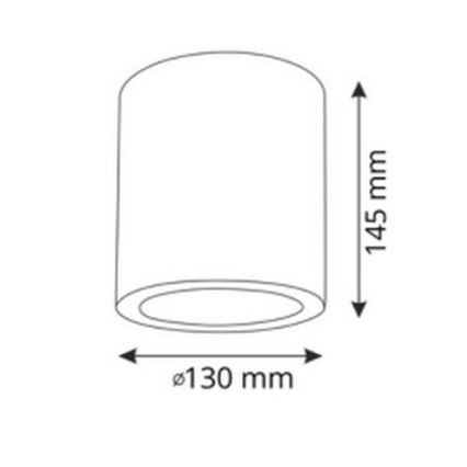 Світильник JUPITER LED RGBW з регулюванням яскравості 1xE27/6,5W/230V 2700-6500K Wi-Fi діаметр 13 см чорний