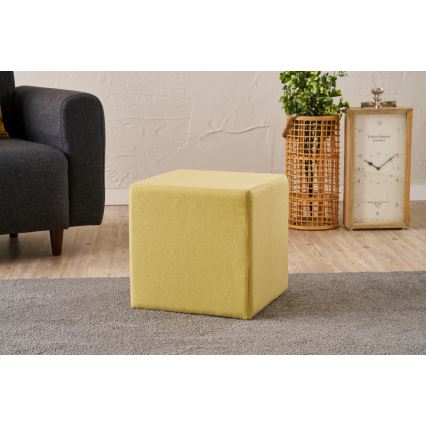 Taburet CUBI 40x40 cm žltý