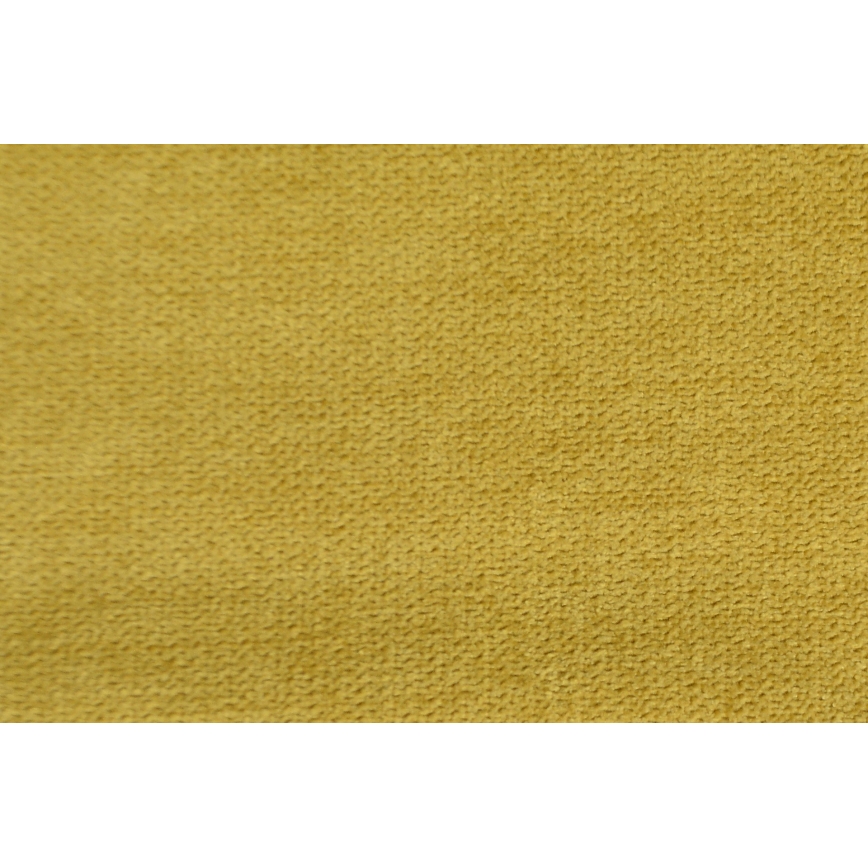 Štvorcový sivý taburet stojí na štyroch tmavých nohách. Rozmery: 54 cm x 46 cm x 42 cm.