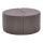 Taburet JING, priemer 80 cm, hnedý