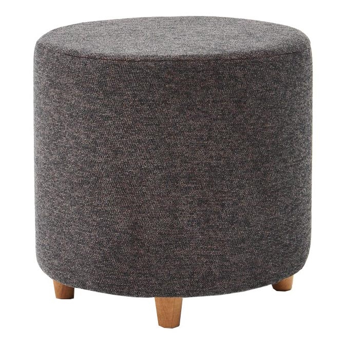 Taburet KIMA, priemer 40 cm, antracit