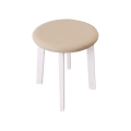 Taburet KUBE pr. 36 cm biela/béžová