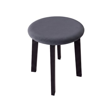Taburet KUBE pr. 36 cm čierna/antracit