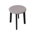 Taburet KUBE, priemer 36 cm, čierna/šedá