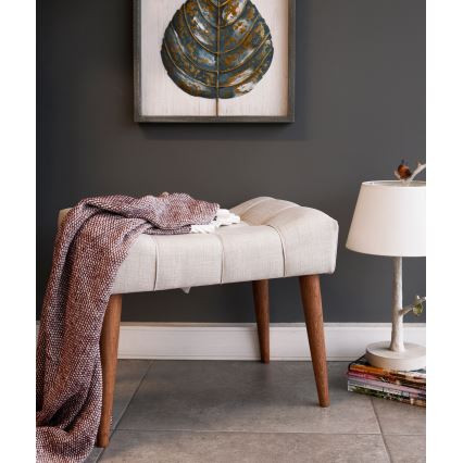 Taburet LUMI 40x58 cm krémový