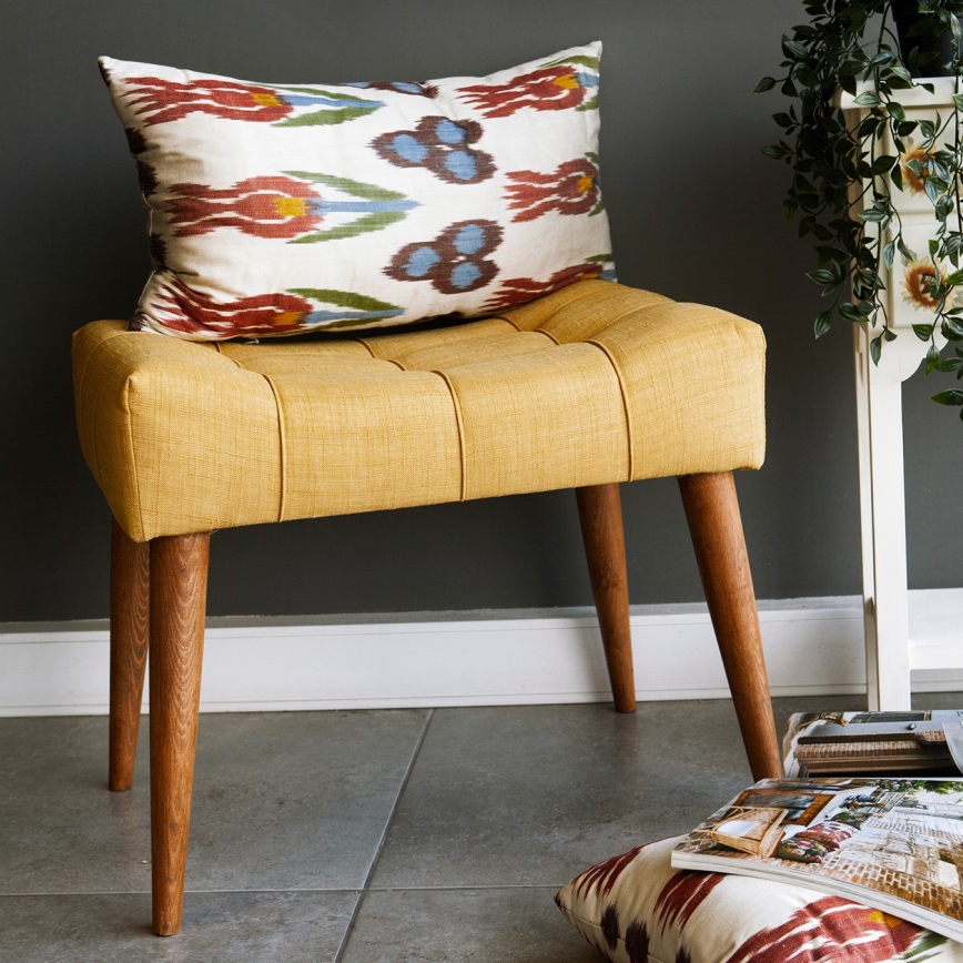 Taburet LUMI 40x58 cm žltý