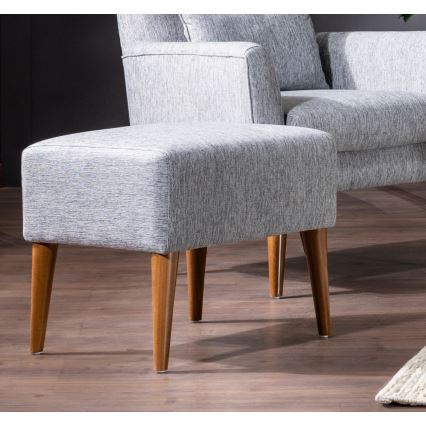 Taburet NIMO 46 × 50 cm sivý