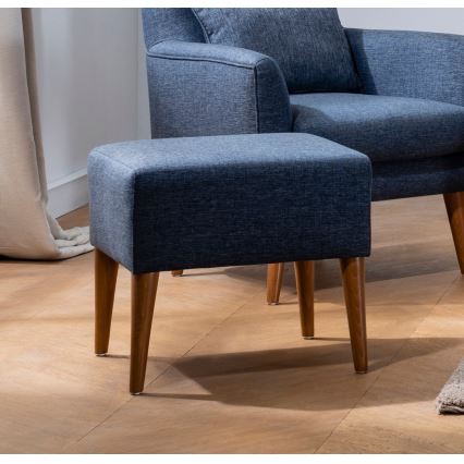 Taburet NIMO 46x50 cm modrý