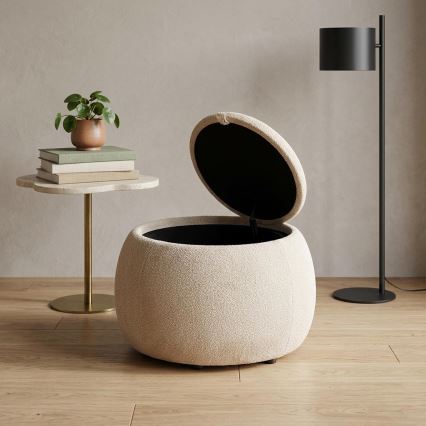 Taburet PAKS priemer 50 cm béžový