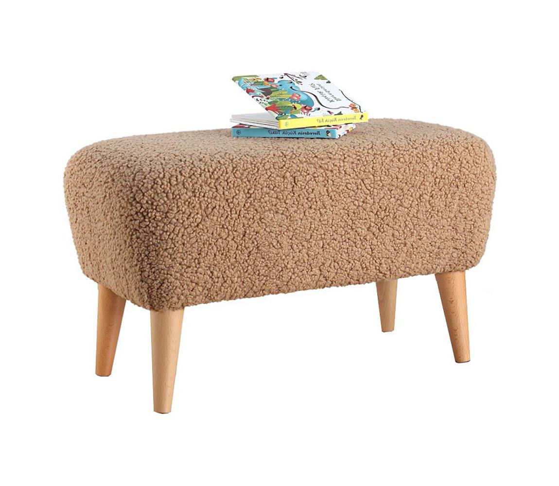 Taburet PIXI 32x61 cm hnedý 209FLF1318