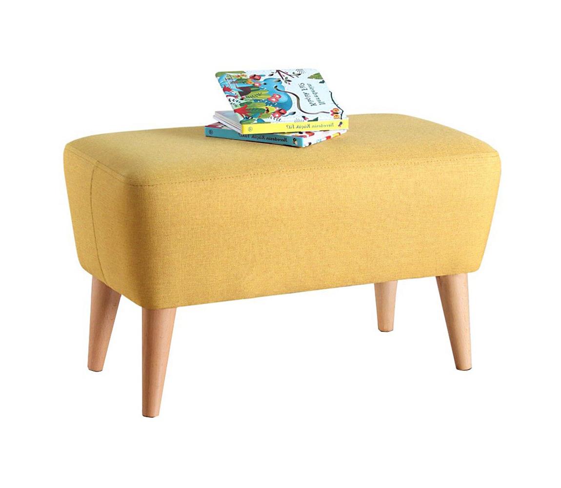 Taburet PIXI 32x61 cm žltý 209FLF1319