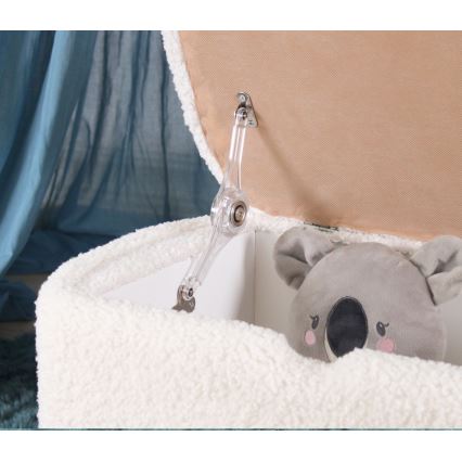 Taburet PIXI 37x61 cm, biely