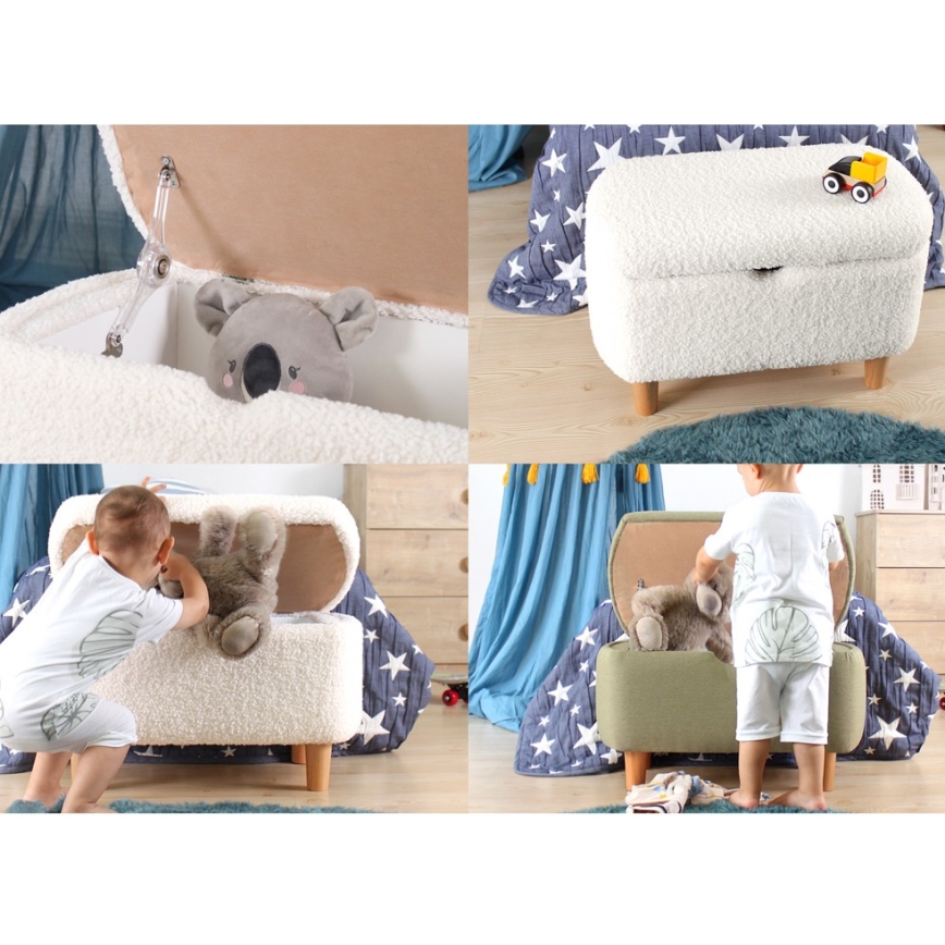 Taburet PIXI 37x61 cm žltý