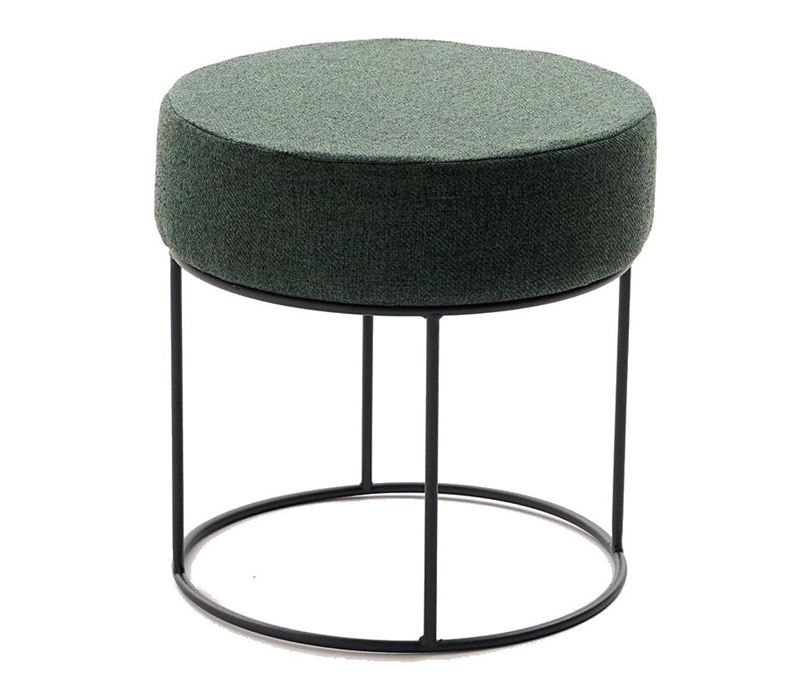 Taburet RELO, priemer 40 cm, zelený 825BLC5139
