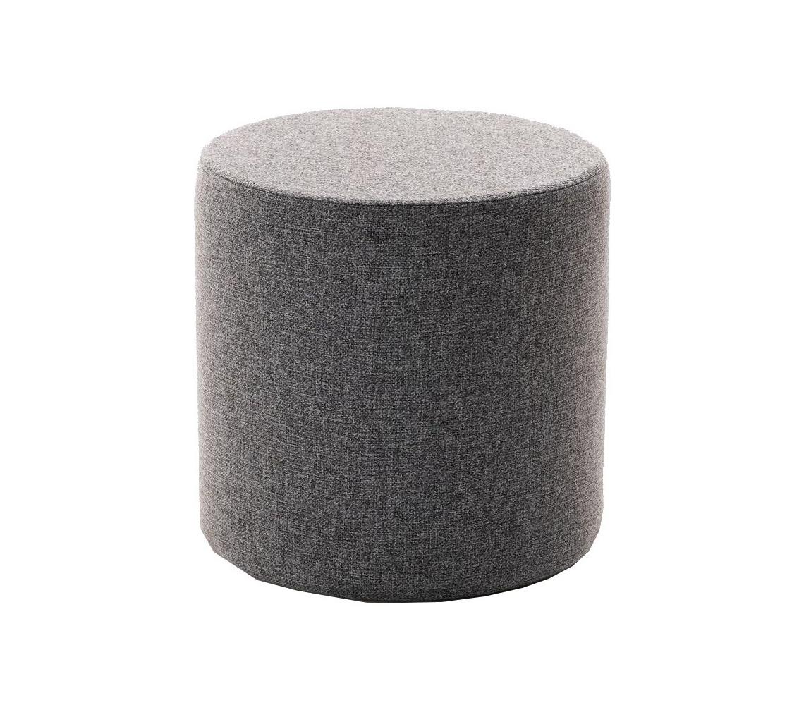 Taburet RONDO, priemer 40 cm, antracit 825BLC5110