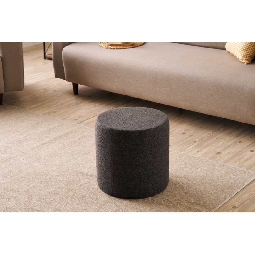 Taburet RONDO priemer 40 cm sivý