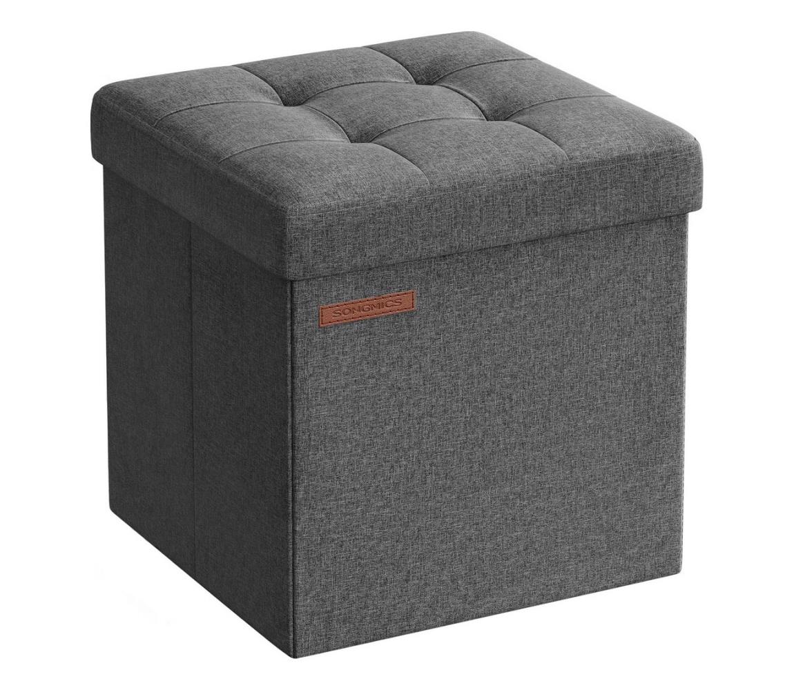 Taburet SULTAN 30x30 cm sivý LSF028G01