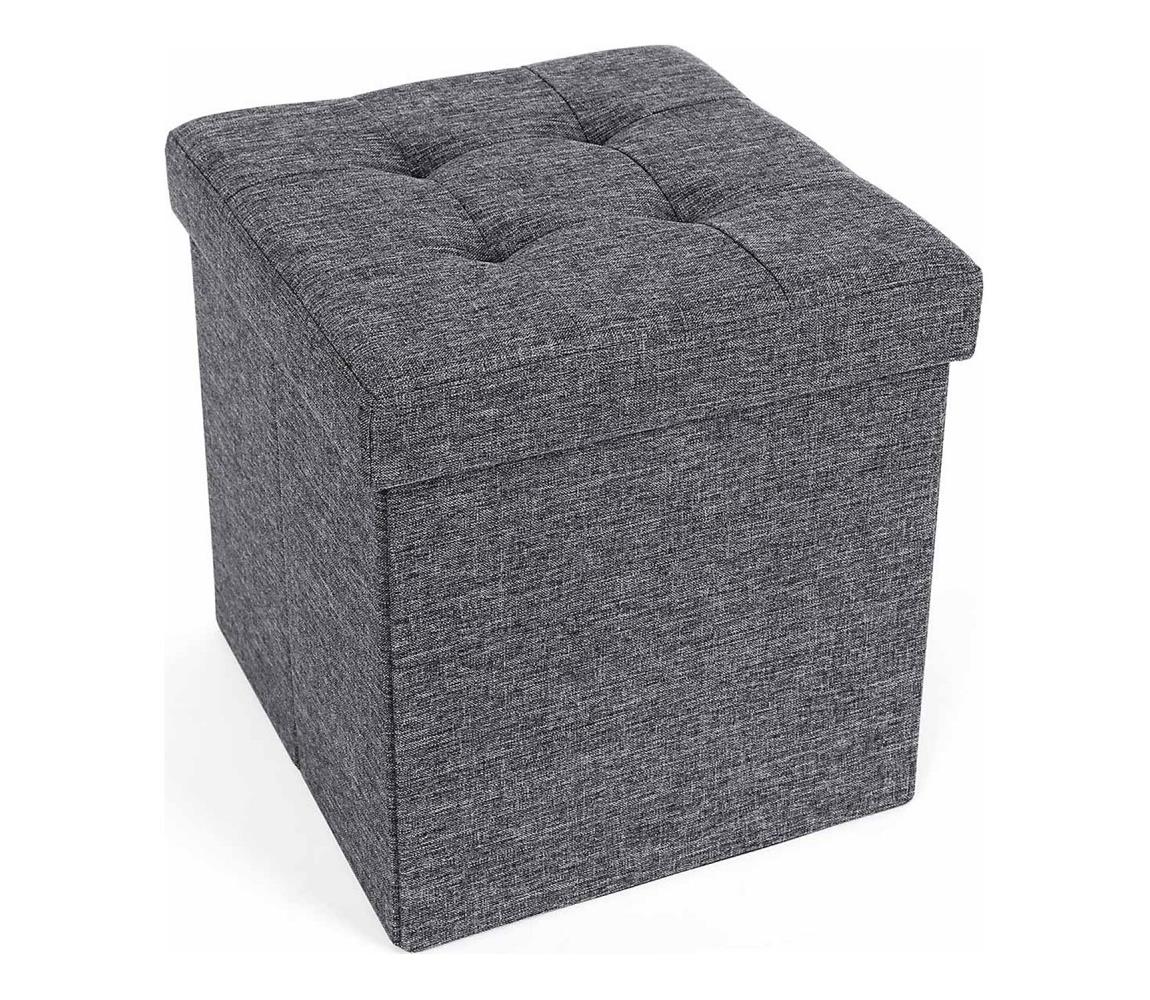Taburet SULTAN 38x38 cm sivý LSF27Z