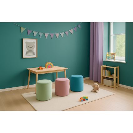 Taburet VEX 36x36 cm, modrá