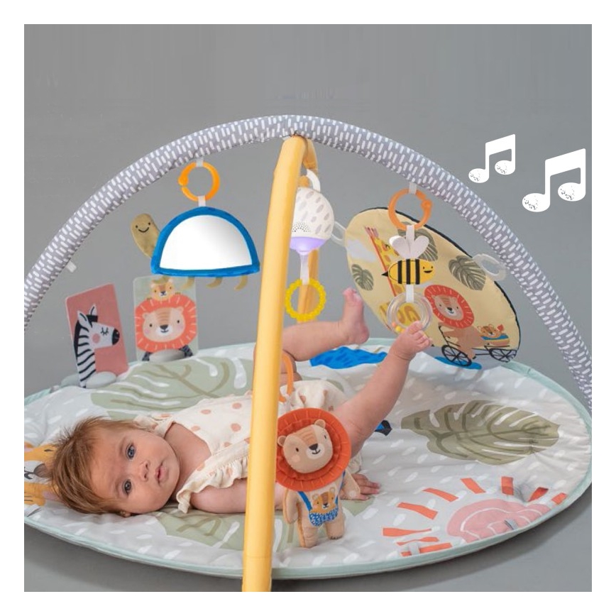 Taf Toys - Detská hracia podložka s hrazdou savana 2xAAA
