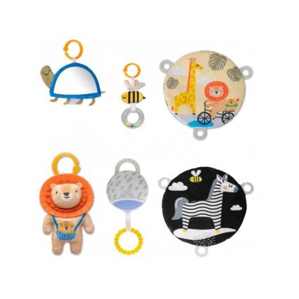 Taf Toys - Detská hracia podložka s hrazdou savana 2xAAA