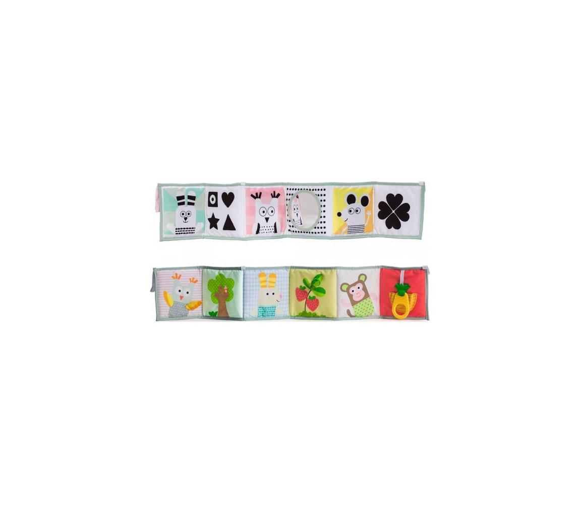 Taf Toys - Detská textilná knižka 3v1 zvieratká 12025TAF