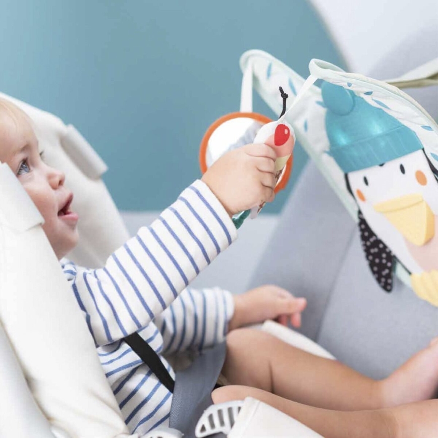 Taf Toys - Závesný hudobný pult do auta tučniak 3xAA