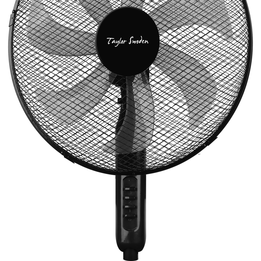 Taylor Swoden - Stojanový ventilátor 50W/230V 122 cm čierny