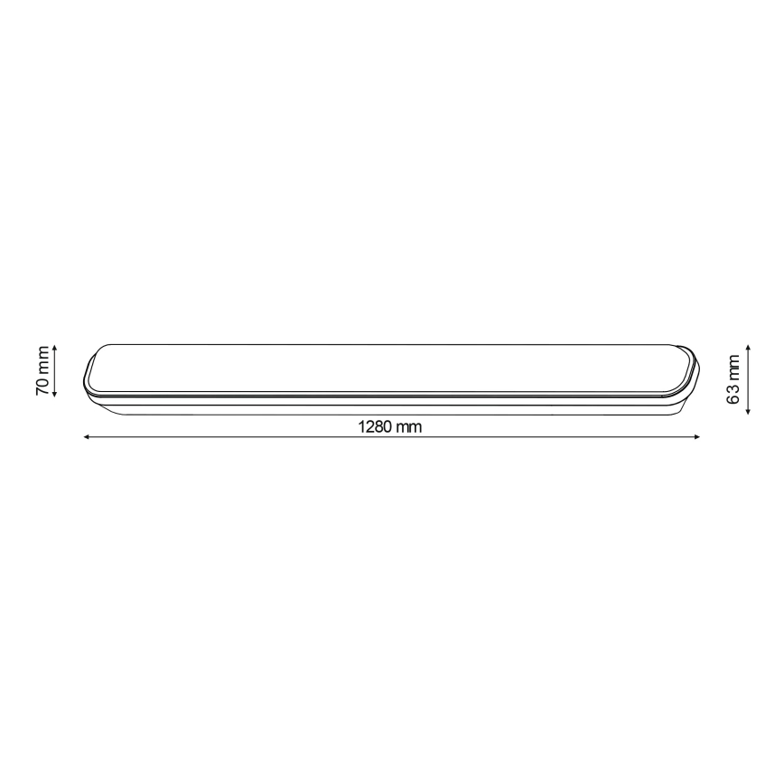 Technické žiarivkové svietidlo 1xG13/18W/230V IP65