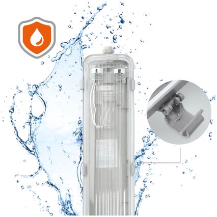 Technické žiarivkové svietidlo 2xG13/22W/230V IP65