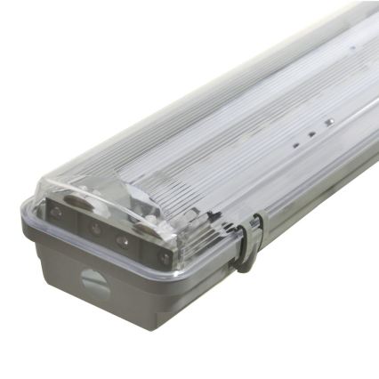 Technické žiarivkové svietidlo 2xG13/36W/230V 120 cm IP65 sivé