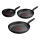 Tefal - 3-dielna sada panvíc DARK ESSENTIAL