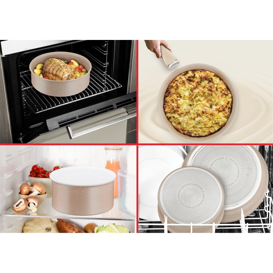 Tefal - 3-dielna sada panvíc INGENIO DELIGHT