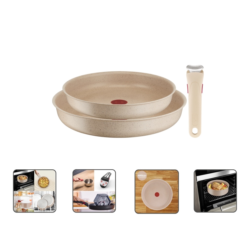 Tefal - 3-dielna sada panvíc INGENIO DELIGHT