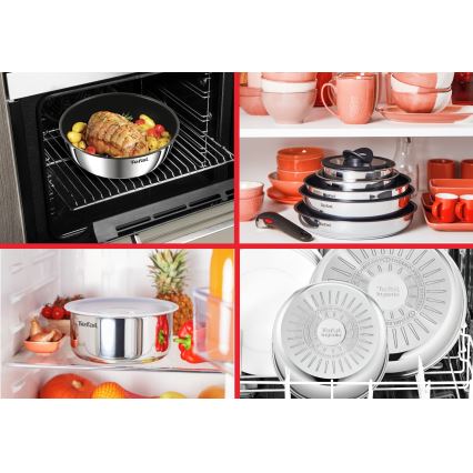 Tefal - 5-dielna sada riadu INGENIO COOK nerez