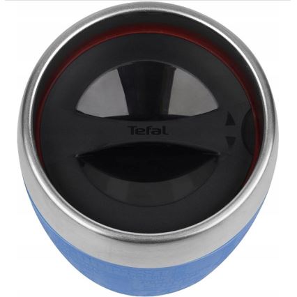 Tefal - Cestovný hrnček 200 ml TRAVEL CUP nerez/modrá