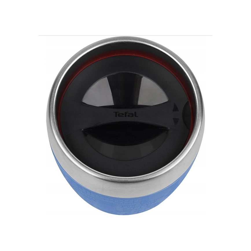 Tefal - Cestovný hrnček 200 ml TRAVEL CUP nerez/modrá