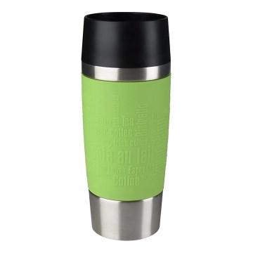 Tefal - Cestovný hrnček 360 ml TRAVEL MUG nerez/zelená