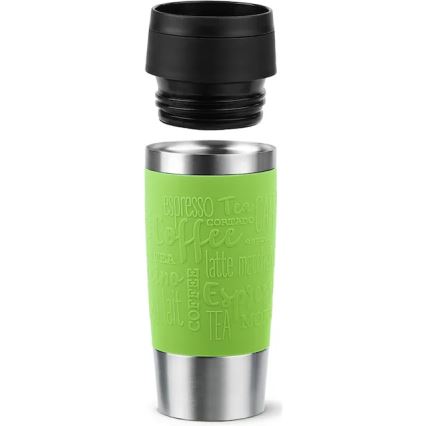 Tefal - Cestovný hrnček 360 ml TRAVEL MUG nerez/zelená