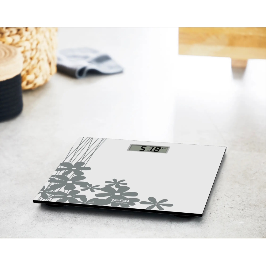 Tefal - Digitálna osobná váha PREMISS 1xCR2032 šedá